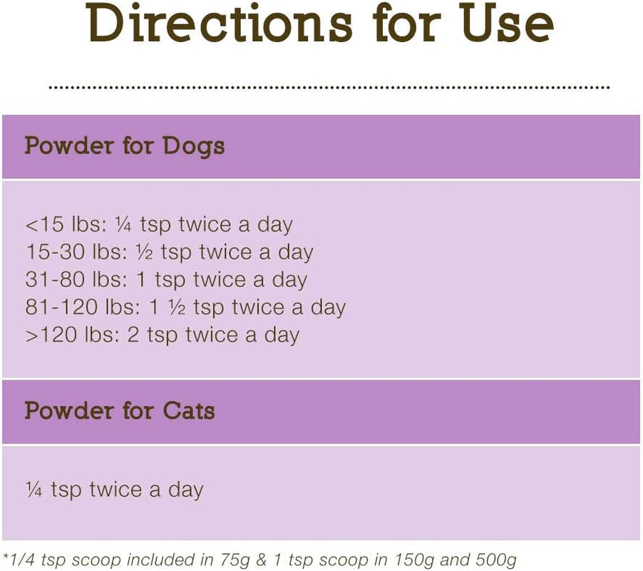 Calm Shen - Natural Herbal Calming Powder for Dogs and Cats - 150G Anxiety Relief Supplement