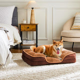 Premium Orthopedic Memory Foam Pet Bed for Small Dogs and Cats - Washable Cover, Non-Slip Base, Waterproof Liner, and Egg Crate Foam for Superior Sleep Comfort