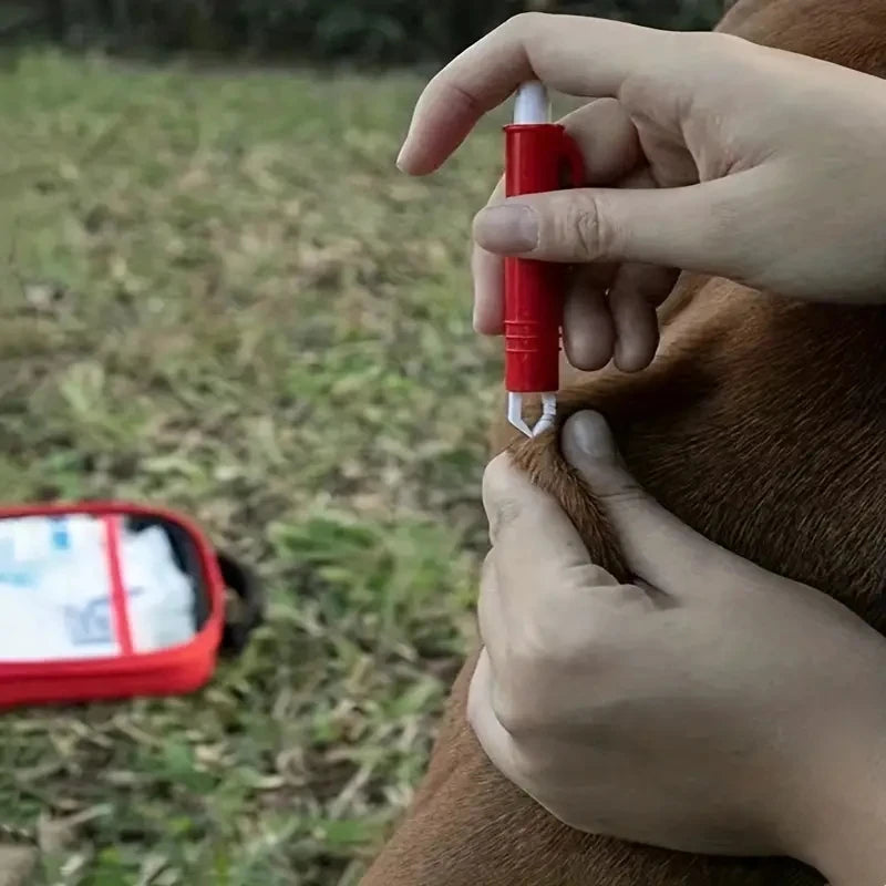 Ultimate 61-Piece Portable Pet First Aid Kit for Dogs and Cats - Essential Medical Supplies for Outdoor Travel and Camping