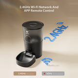 Smart Wi-Fi Cat Feeder with 3L Capacity, Timer Function, and 180-Day Battery Life