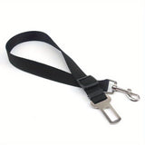 Adjustable Pet Car Seat Belt Harness - Safe Travel Leash for Dogs and Cats, Machine Washable Nylon Design