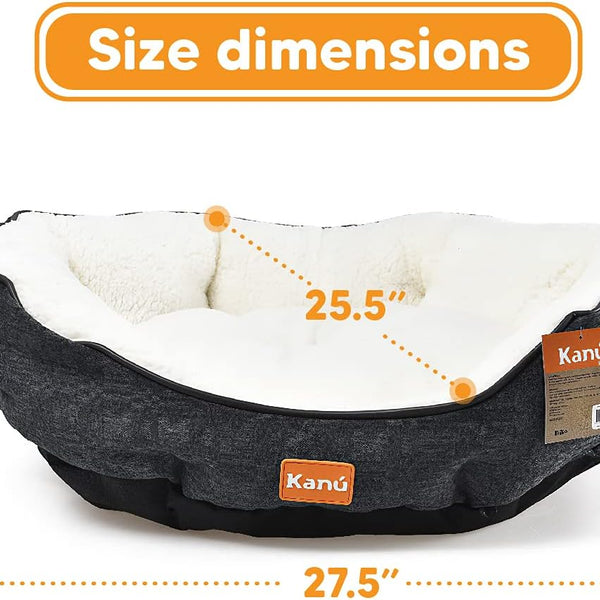 Washable Ultra Soft Dog and Cat Bed - Breathable, Non-Slip Design for Indoor and Outdoor Use