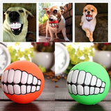 Squeaky Rubber Teeth Pet Toy - My Pet Collective Squeaky Rubber Teeth Pet Toy