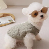 Cozy Winter Dog Coat with Harness Hole - Warm Snow Vest for Cold Weather Adventures