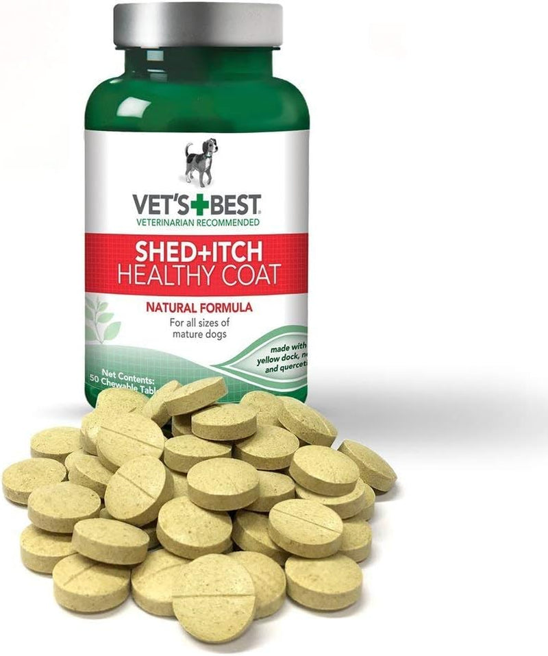 Revitalize Your Dog's Coat: Shed & Itch Relief Supplements for Skin Irritation