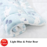 Premium Cozy Flannel Pet Blanket - Thick Fleece Mat for Dogs & Cats - Ultimate Warm Sleeping Cover & Sofa Cushion