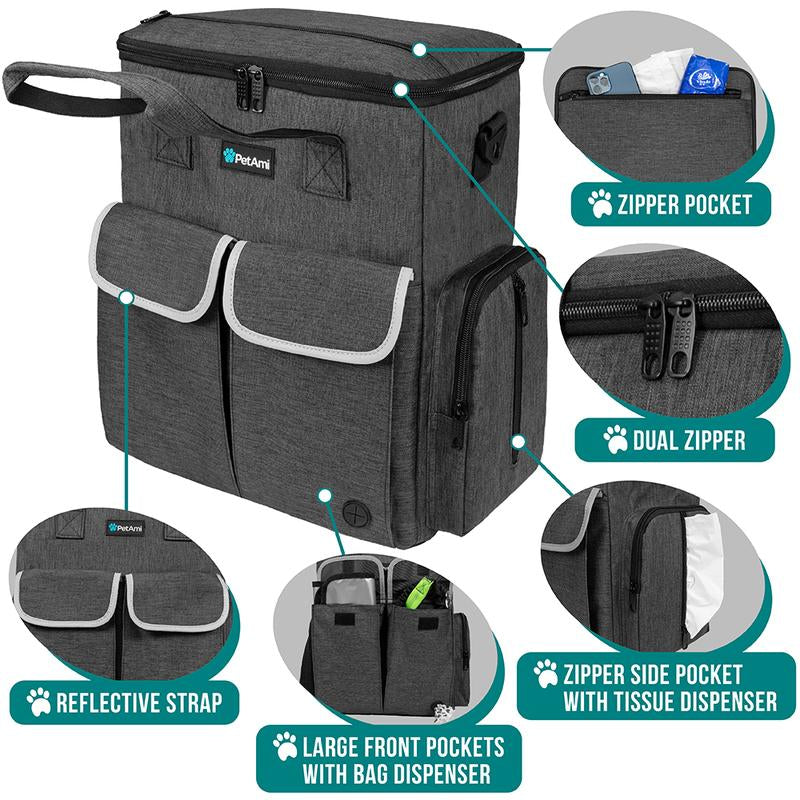 Petami Dog Travel Bag Pet Supplies Accessories Organizer