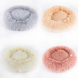 Luxurious Round Plush Pet Beds for Small Dogs and Cats - The Ultimate Cozy Nest for Your Furry Companions