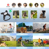 Revolutionary 5000Ft Wireless GPS Electronic Dog Fence with Adjustable Reflective Rechargeable Harness
