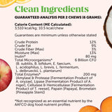 Delicious Pumpkin Flavor Digestive Probiotics Chews - 90 Count with 20% Off Auto Renew!