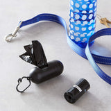Dog Poop Leak Proof Bags with Dispenser and Leash Clip, Unscented, 300 Count, 20 Pack of 15, Black, 13 X 9 Inch