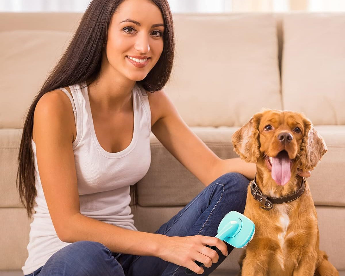 Dog Brush Cat Brush Pet Grooming Brush- Shedding Grooming Tools
