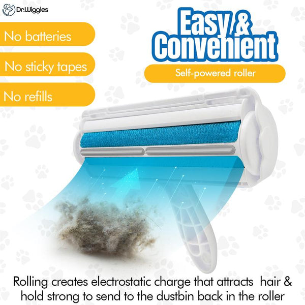 Dr. Wiggles Pet Hair Remover Lint Roller 