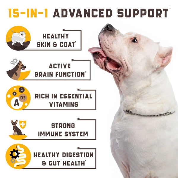 15 in 1 Dog Multivitamin Supplements 