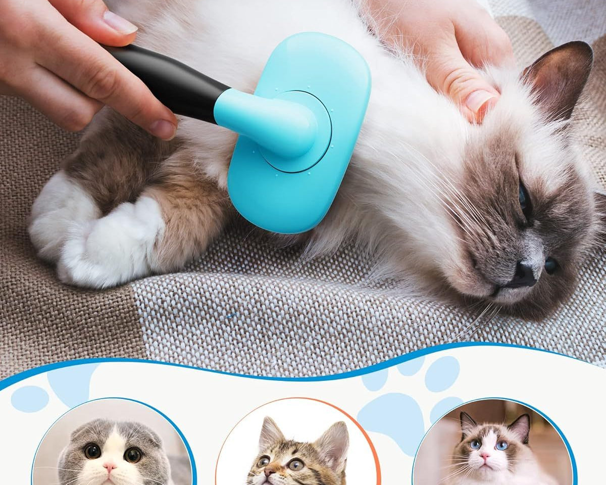 Dog Brush Cat Brush Pet Grooming Brush- Shedding Grooming Tools