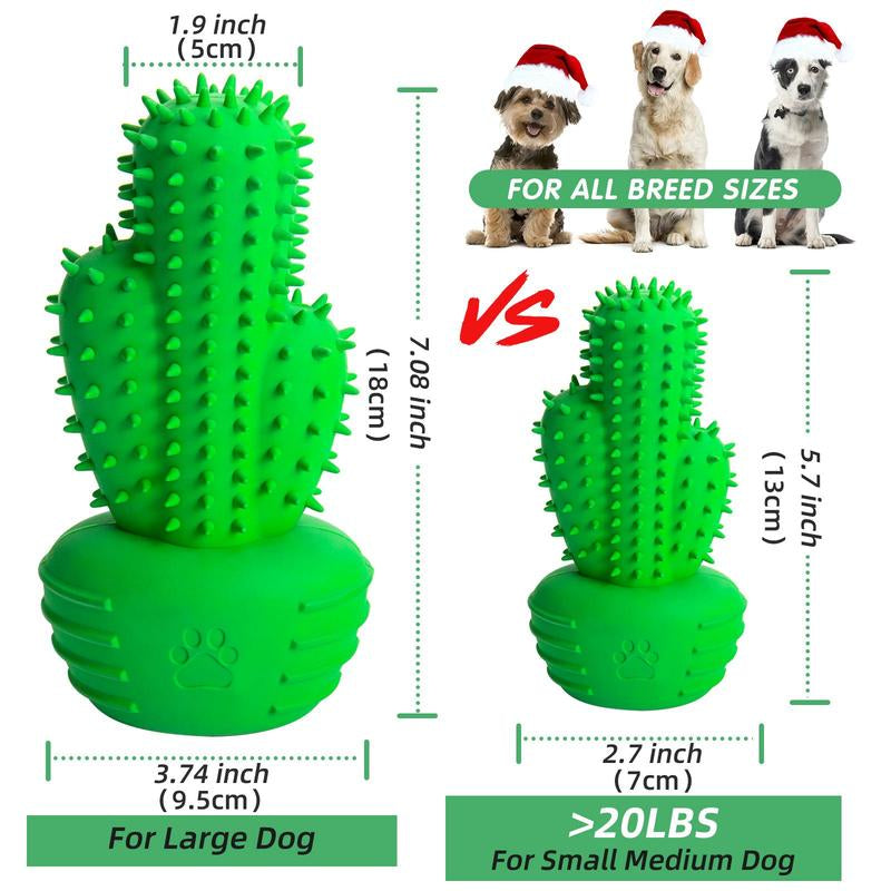 Cactus Shaped Dog Chew Toy