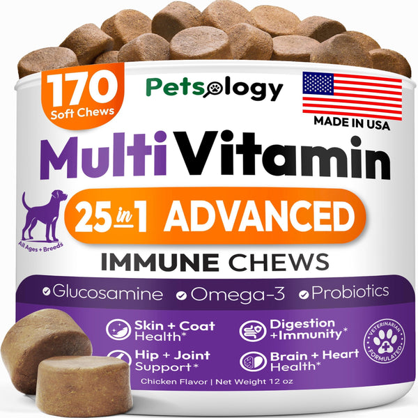 Dog Multivitamin Chewable Vitamins Supplements 