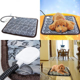 Premium Waterproof Electric Pet Heating Pad - Adjustable Temperature Bed for Cats & Dogs, Perfect for Indoor & Outdoor Use