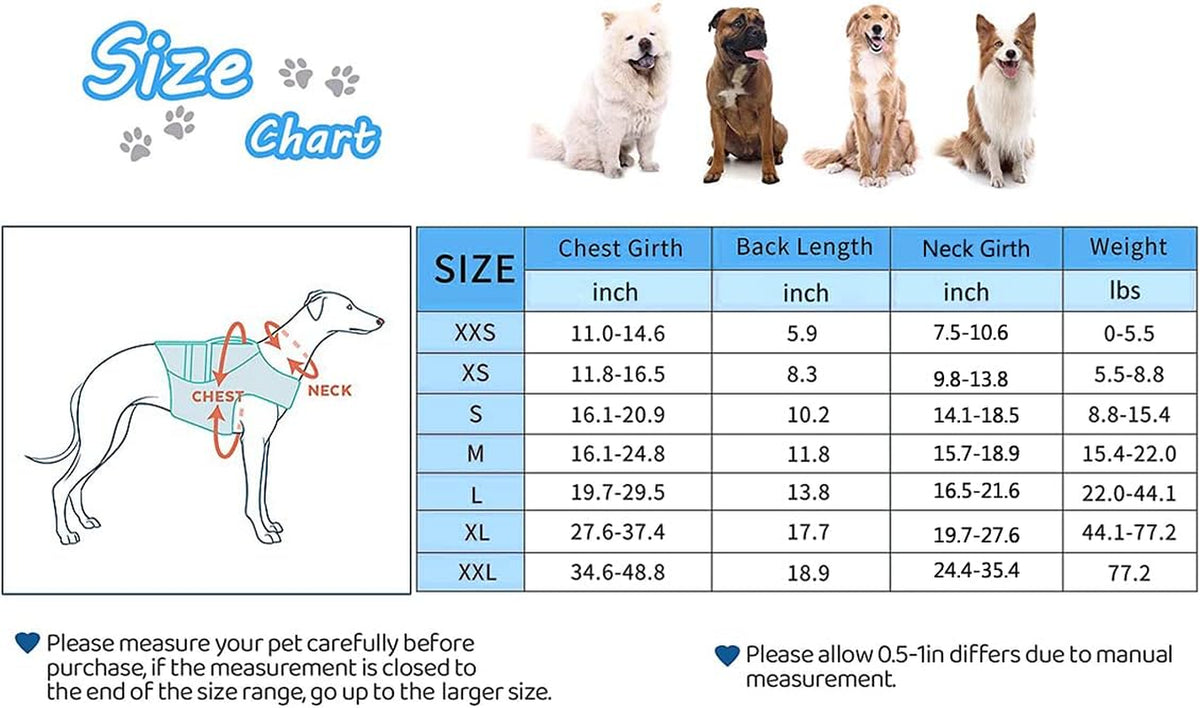 Premium Adjustable Dog Life Jacket - Reflective Safety Vest for All Sizes (Orange, Size L)
