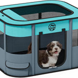 Ultimate Portable Foldable Dog Playpen - Perfect Indoor & Outdoor Puppy Crate Kennel House