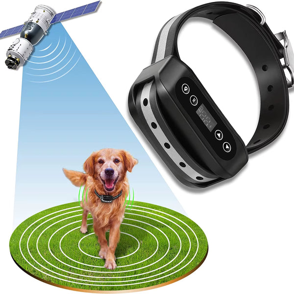 Ultimate GPS Wireless Dog Containment System - Easy Setup, Waterproof & Rechargeable for Outdoor Use!