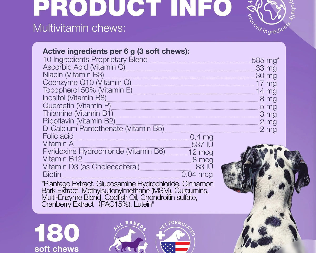 Dog Vitamins 15 in 1 