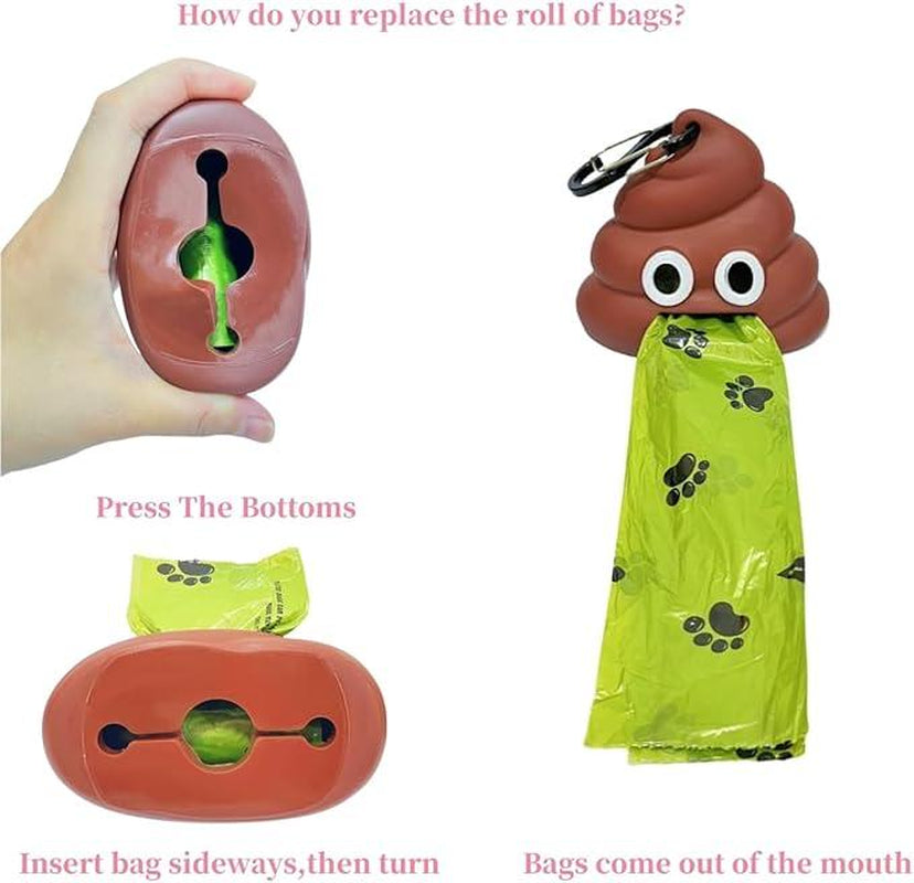 Durable Dog Waste Bag Dispenser: Leash-Attachable Holder with 135 Included Waste Bags