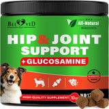 Premium Hip & Joint Soft Chews for Senior Dogs - Natural Arthritis Relief with Glucosamine, Chondroitin & Turmeric for Enhanced Mobility