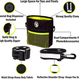 Premium Dog Treat Pouch with Clicker & Collapsible Bowl - Adjustable Reflective Straps for Training Success!