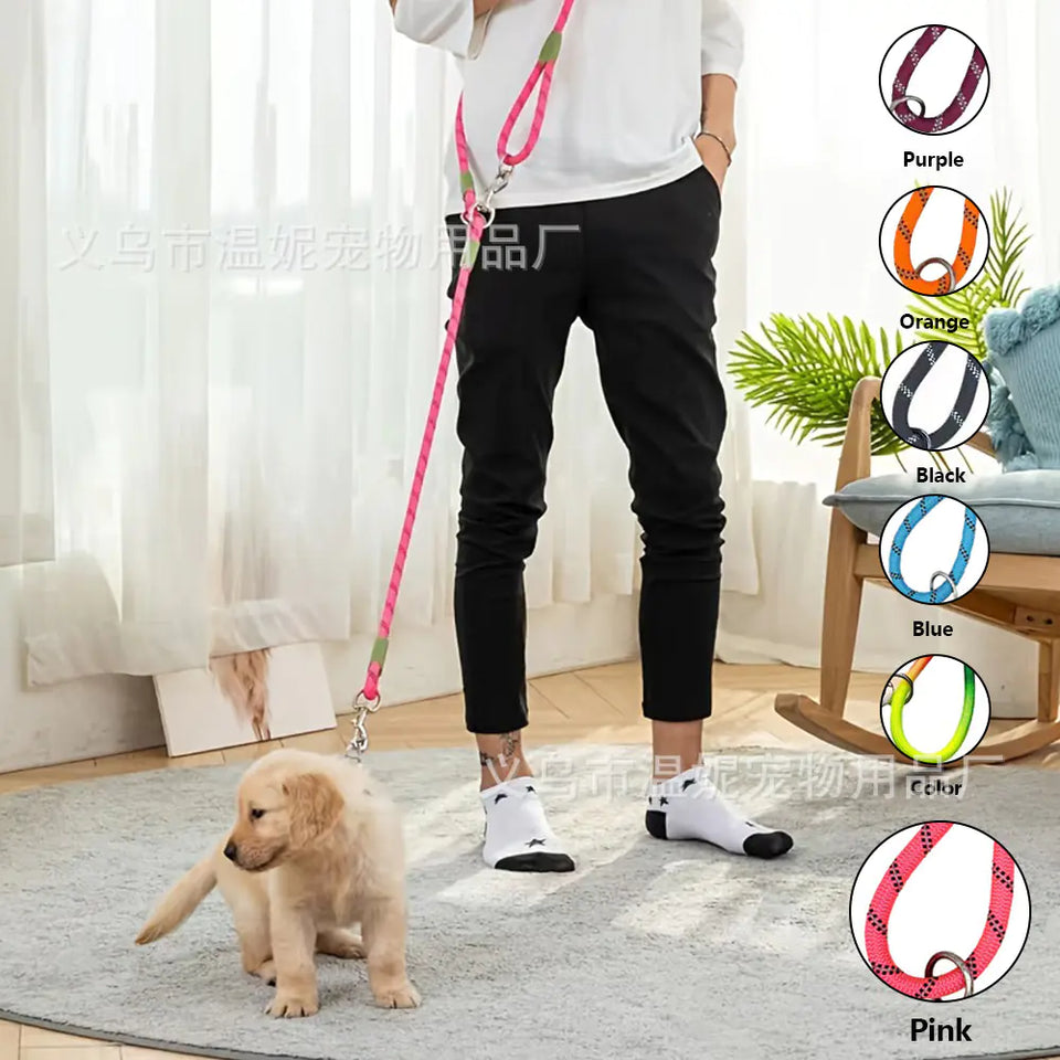 Amazon Best-Selling Reflective Nylon Dog Leash - My Pet Collective Amazon Best-Selling Reflective Nylon Dog Leash