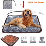 Premium Waterproof Electric Pet Heating Pad - Adjustable Temperature Bed for Cats & Dogs, Perfect for Indoor & Outdoor Use