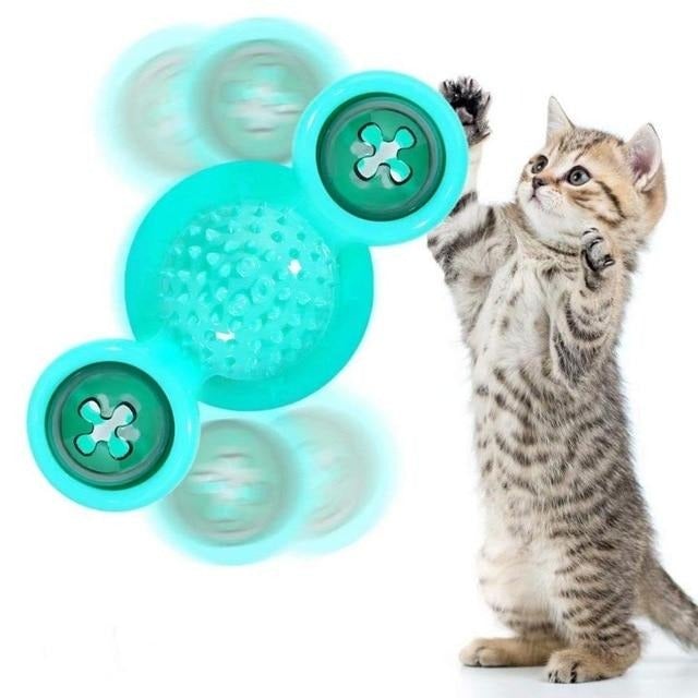 Scratch Hair Windmill Cat Toy - My Pet Collective Scratch Hair Windmill Cat Toy