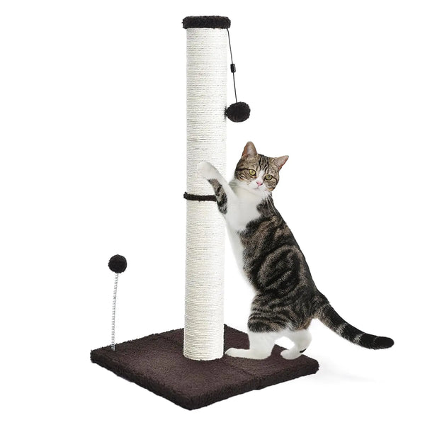 ScratchPlay™ 32" Tall Cat Scratching Post - My Pet Collective ScratchPlay™ 32" Tall Cat Scratching Post