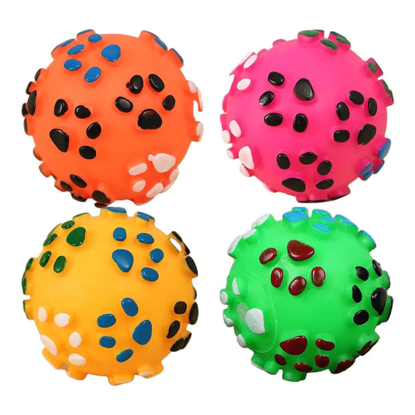 PawJoy Squeaky Ball Set (4-Pack) - My Pet Collective