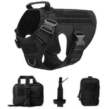 Tactical Military Vest Pet German Shepherd Golden Retriever Tactical Training Dog Harness and Leash Set for All Breeds Dogs