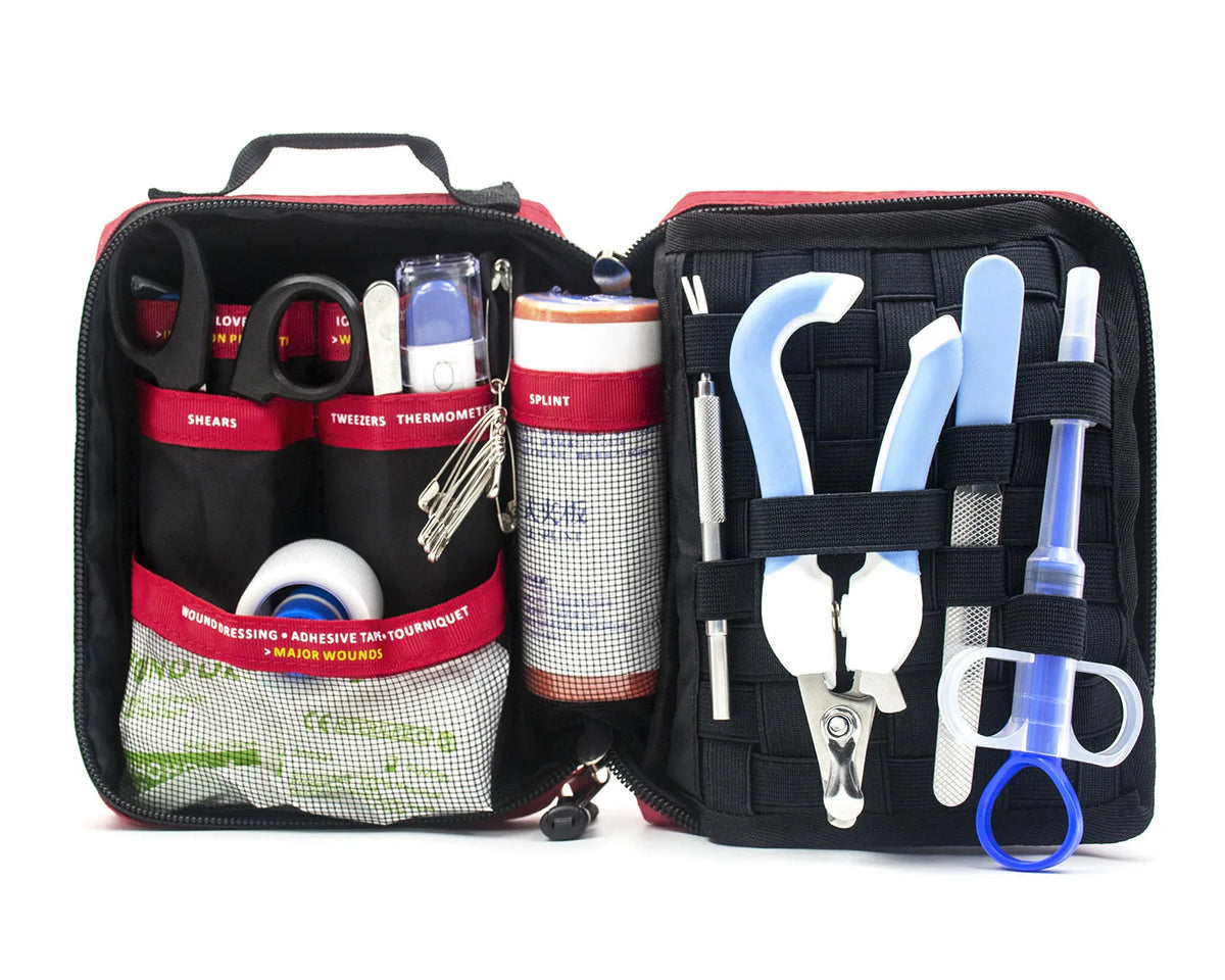 Ultimate Outdoor Pet First Aid Kit - Portable Care Bag for Cats and Dogs