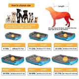 Large Dog Bed Square Plush Cat Nest Kennel All Season Washable Dog Sofa Waterproof Mattress Cat Bed for Medium Dogs Accessories