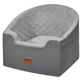  Waterproof Dog Booster Seat for Car with a Storage Pocket