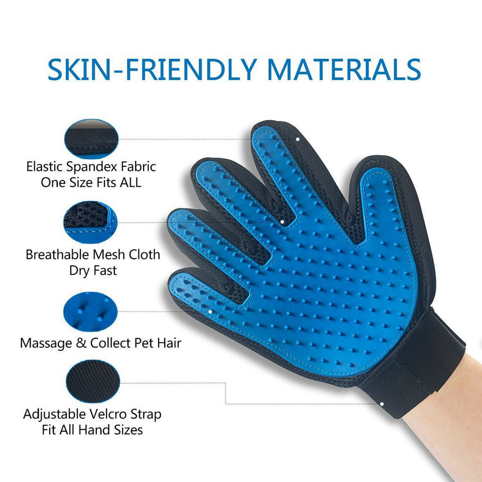 Pet Bath & Massage Glove with Shower Sprayer - My Pet Collective Pet Bath & Massage Glove with Shower Sprayer