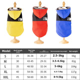 Stylish Waterproof Raincoat Jacket for Dogs - Perfect Spring & Autumn Outerwear for Your Handsome Pup!
