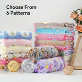 Cozy Footprint Pattern Pet Blanket Set - 3 Soft & Warm Blankets for Dogs & Cats, Perfect Grooming Accessory & Fun Gift!