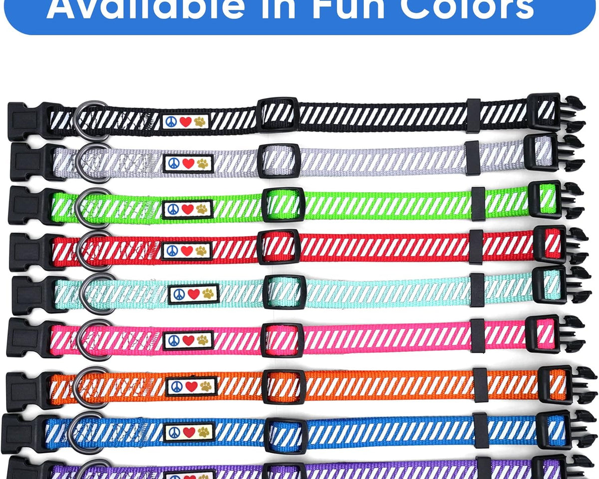 Adjustable Reflective Dog Collar for Dog and Puppies 