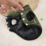 Double Sided Dog Coat Winter Warm Pet Dog Clothes for Small Medium Dogs Vest Chihuahua Clothing Soft Puppy Costumes