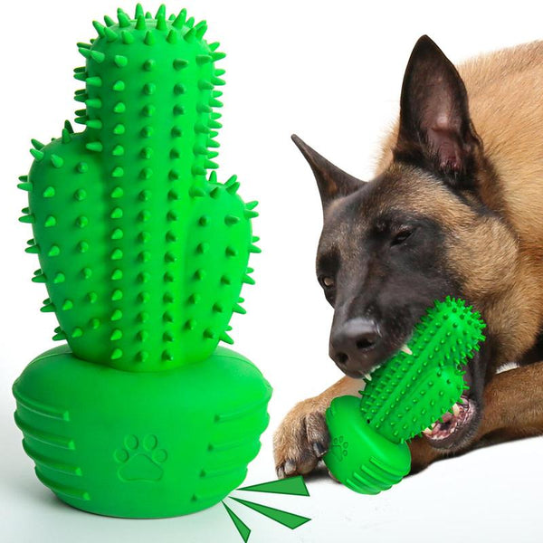 Cactus Shaped Dog Chew Toy