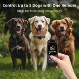 Ultimate 1000m Multifunctional Dog Training Anti-Barking Collar with Biphasic Communication Display
