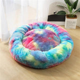 Luxurious Round Plush Pet Beds for Small Dogs and Cats - The Ultimate Cozy Nest for Your Furry Companions