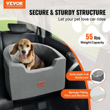  Waterproof Dog Booster Seat for Car with a Storage Pocket