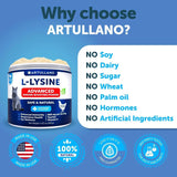 L-Lysine Powder Supplement for Cats - 900mg Immune Support Formula