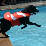 Dog Life Jacket with Rescue Handle - Adjustable Flotation Vest for Small, Medium, and Large Dogs - Ideal for Swimming Pools and Beaches
