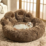 Cat Cartoon Bear Paw Design Pet Bed
